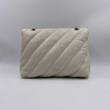 Borsa grande con maxi trapuntatura obliqua