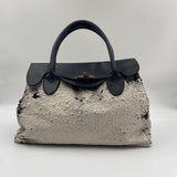 Borsa handbag paillettes - Ofelia 16252 BEIGENERO OFELIA 