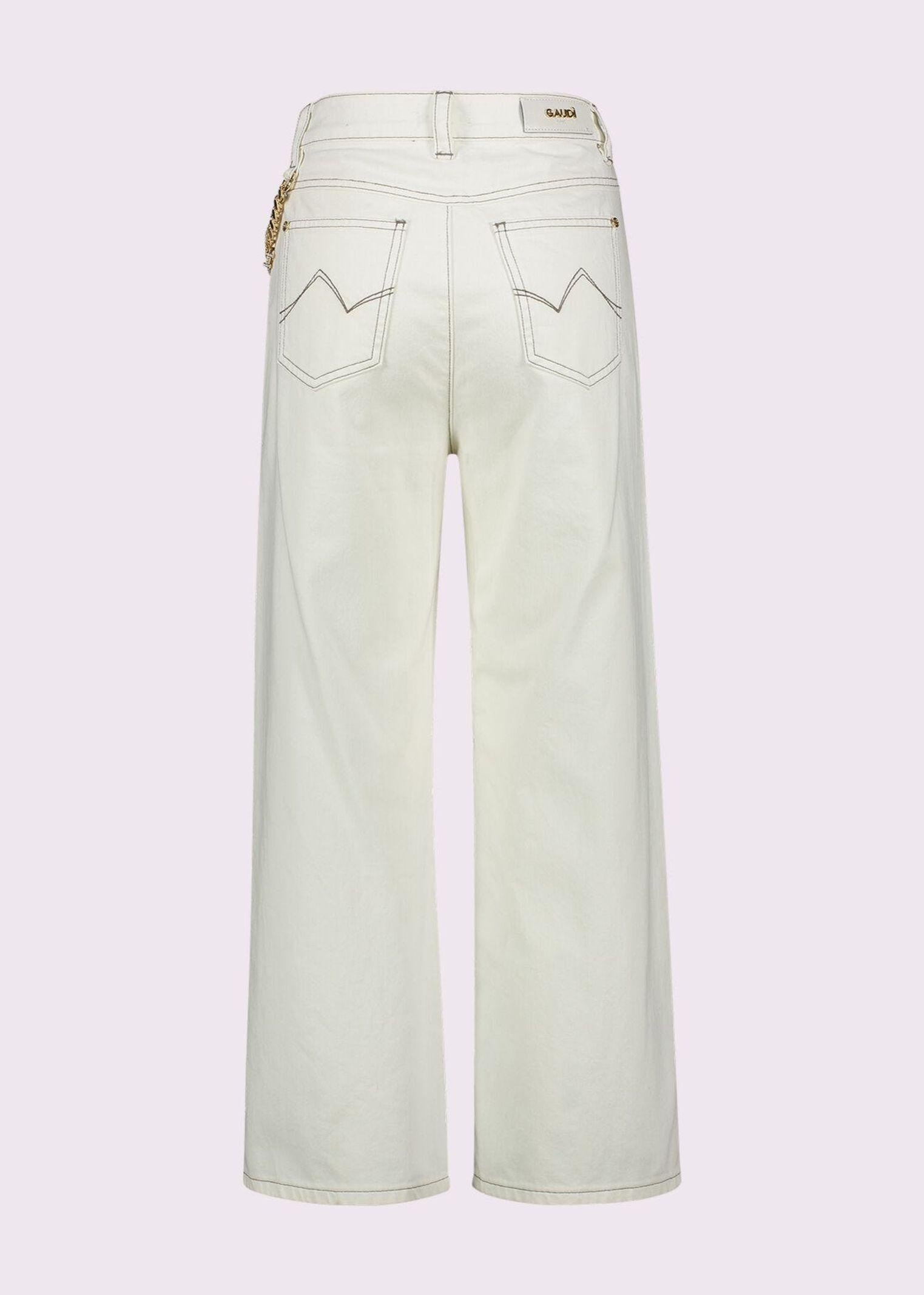 Jeans cropped in bull con catena 511BD25007 2101 GAUDI' 