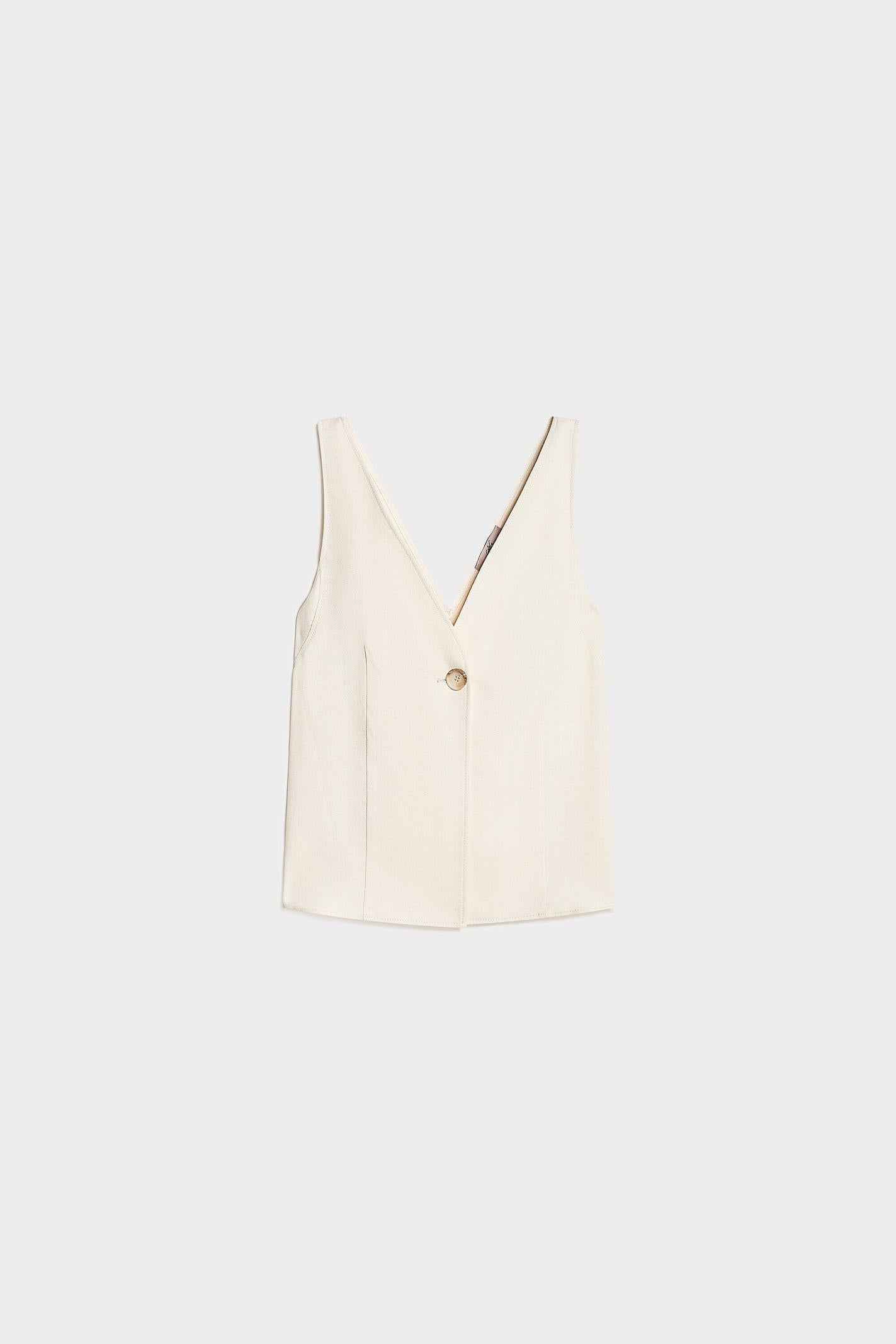 Gilet chiusura con un bottone - Carla G LIRI08D6 14 CARLA G. 