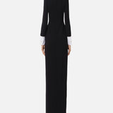 Abito Red Carpet con polsini staccabili AB64547E2 110 ELISABETTA FRANCHI 