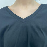 T-shirt scollo a V 2831 NERO OFELIA 