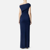 Abito Red Carpet in jersey asimmetrico - Elisabetta Franchi ABR0551E2 DC8 ELISABETTA FRANCHI 