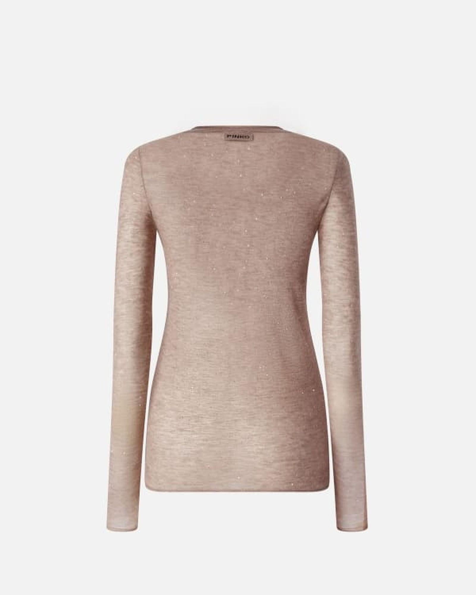 Maglia con paillettes 105398A2PM D23 PINKO 