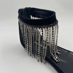 Sandalo basso con frange e strass 100663-A0NM Z99 PINKO 