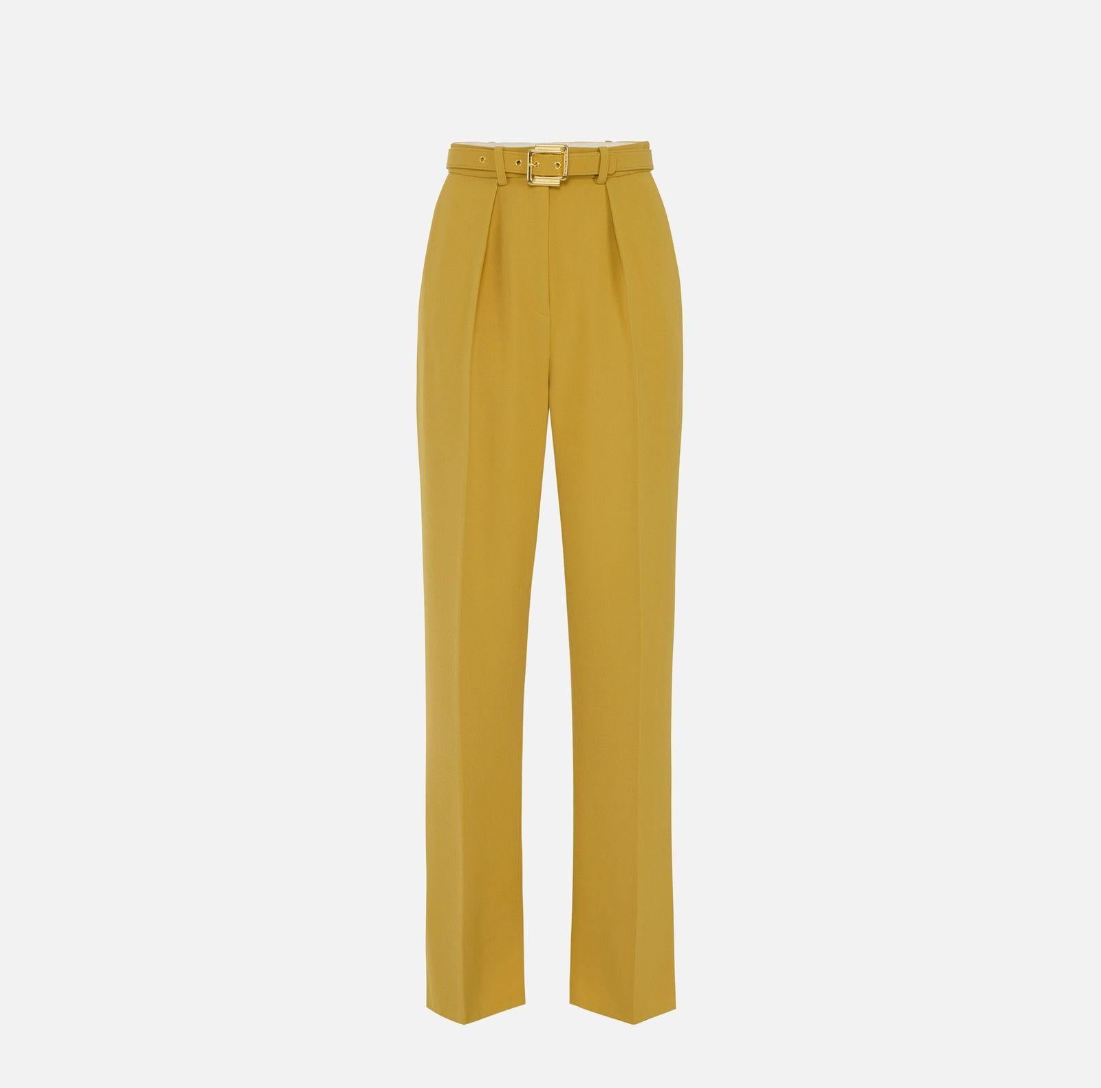 Pantalone con cintura - Elisabetta Franchi PA09552E2 DC6 ELISABETTA FRANCHI 