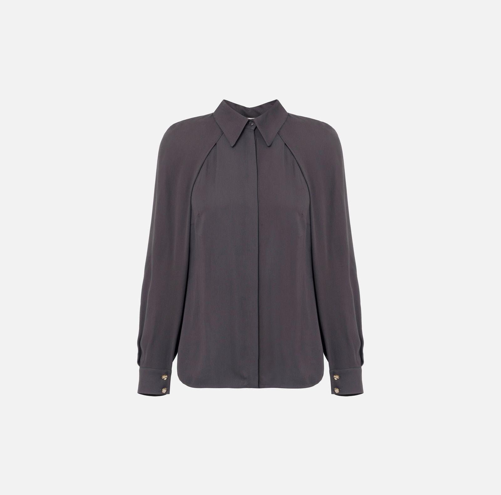 Camicia in georgette - Elisabetta Franchi CA04951E2 DC3 ELISABETTA FRANCHI 
