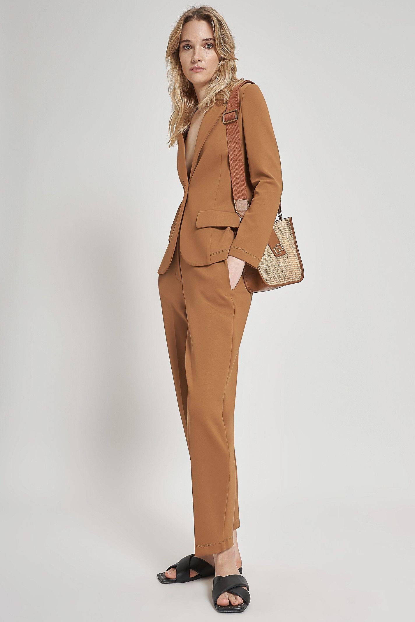 Pantalone ampio in jersey - Carla G PEOD22D6 38 CARLA G. 