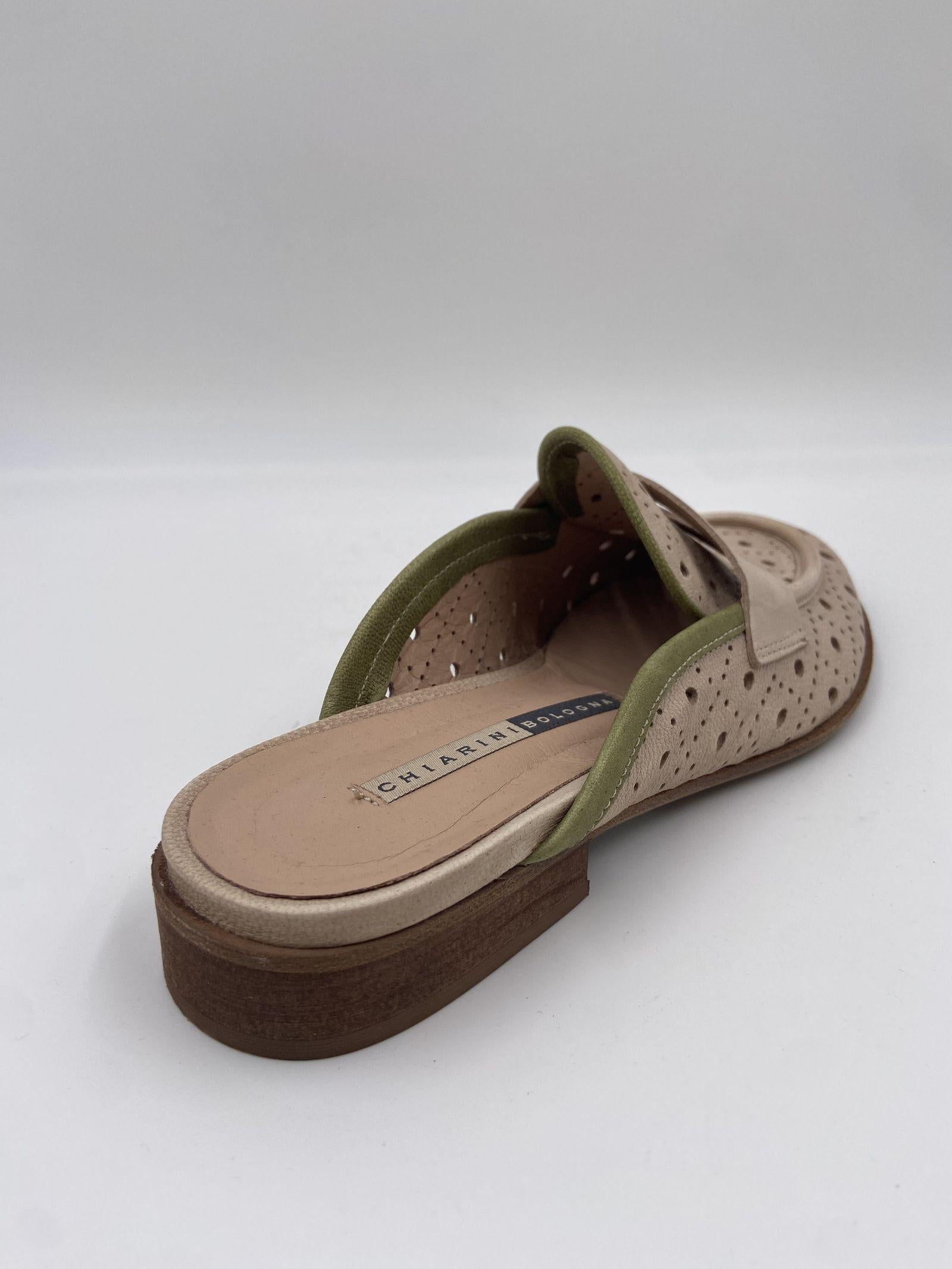 Sandalo traforato 612 BEIGE CHIARINI 