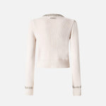 Cardigan con strass 105686A2S4 I23 PINKO 