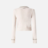 Cardigan con strass 105686A2S4 I23 PINKO 