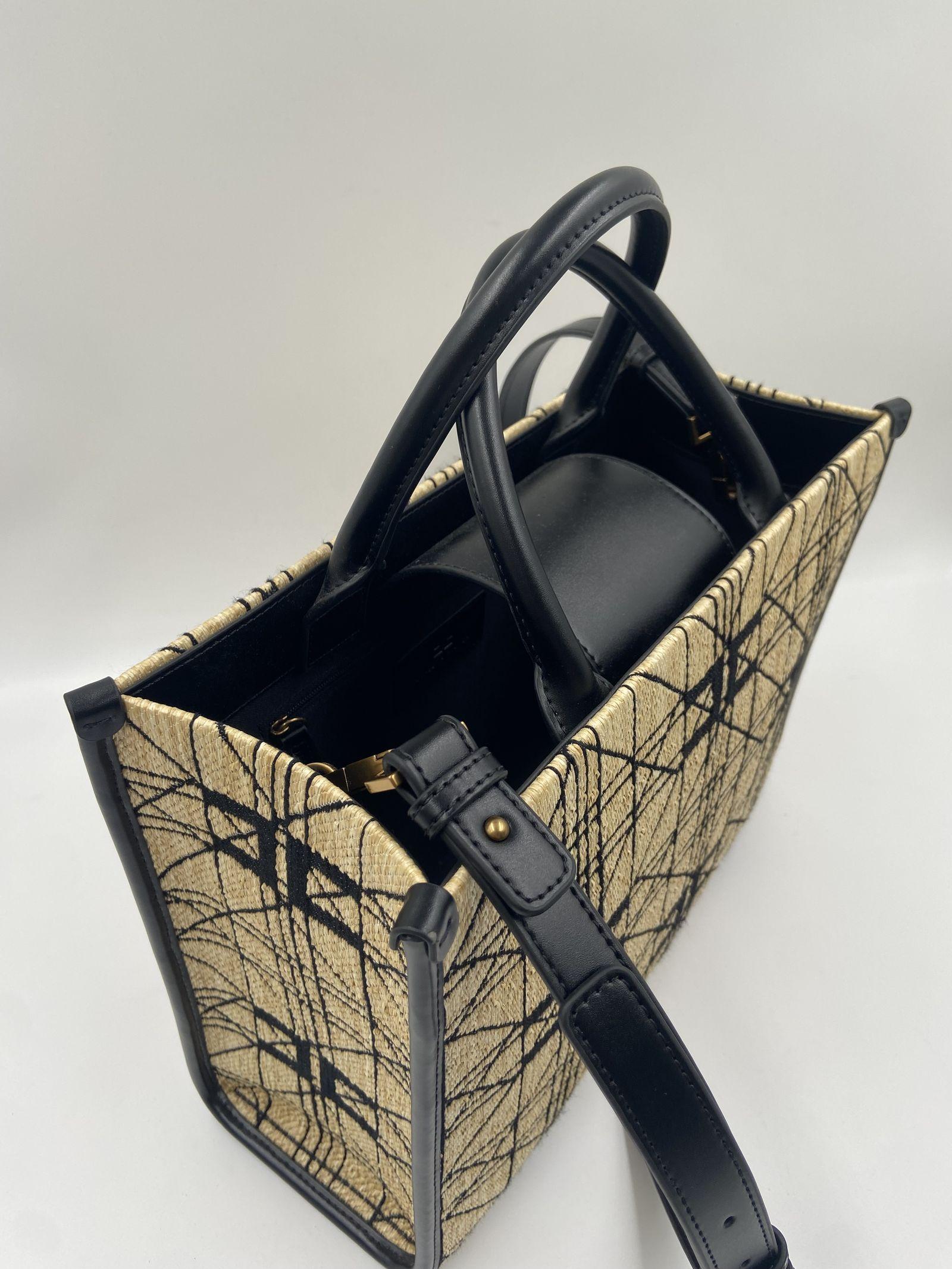 Borsa Shopper in tessuto jacquard - Elisabetta Franchi BS15A41E2 BD9 ELISABETTA FRANCHI 