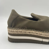 Espadrilles in tessuto lucido