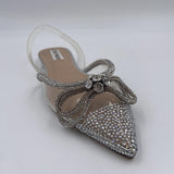 Sandalo Justi Clear in pvc con fiocco