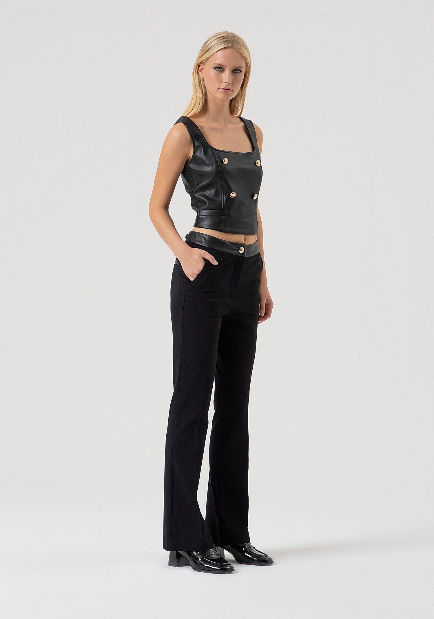 Pantalone bootcut stretch FR25WVA006W78001 053 FRACOMINA 