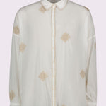 Camicia con ricami dorati 511FD45001 51100901 GAUDI' 