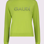 Maglia girocollo logo strass - Gaudi 611BD53013 4563 GAUDI' 