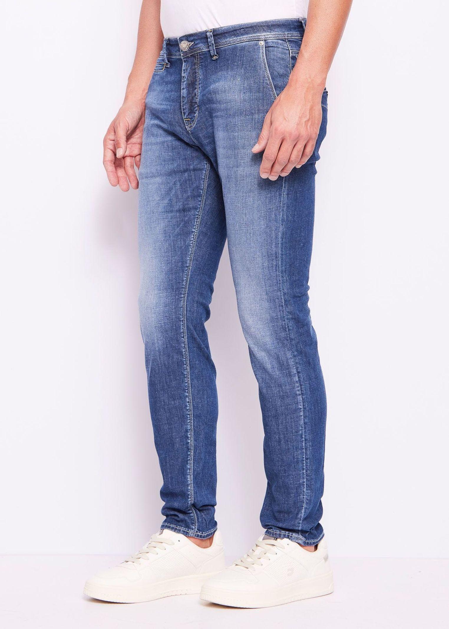 Jeans chino slim con lavaggio usato 511GU26015 00 GAUDI' 