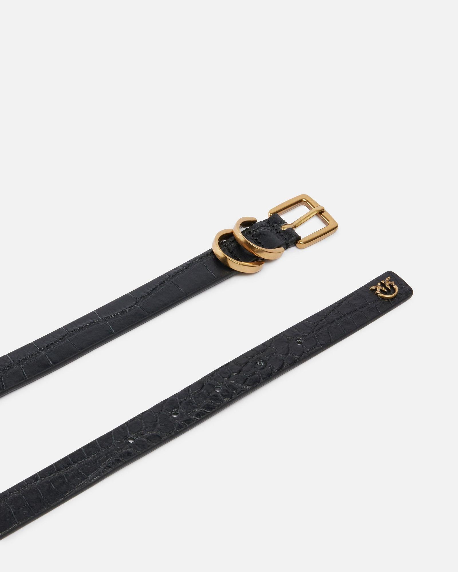 Cintura stampa coccodrillo 105890A2VX Z99Q PINKO 