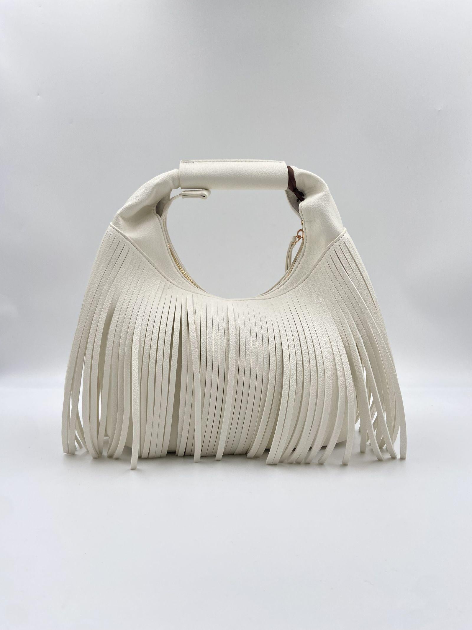 Borsa Hobo Mini frange - Manila Grace B825EU MA043 MANILA GRACE 