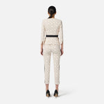 Giacca bicolor in doppio crepe GIS0156E2 EF1 ELISABETTA FRANCHI 