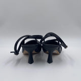 Sandalo slingback in pelle