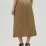 Gonna lunga con spacco centrale MS2508004 052 MAITE 