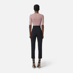 Pantalone con dettagli zip PA11956E2 110 ELISABETTA FRANCHI 