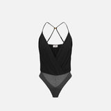 Body in georgette - Elisabetta Franchi BO01461E2 110 ELISABETTA FRANCHI 