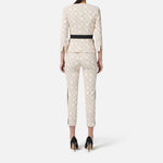 Giacca bicolor in doppio crepe - Elisabetta Franchi GIS0156E2 EF1 ELISABETTA FRANCHI 