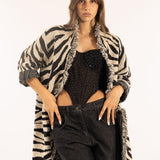 Cardigan giacca in lana 3M1033N1 496 KONTATTO 