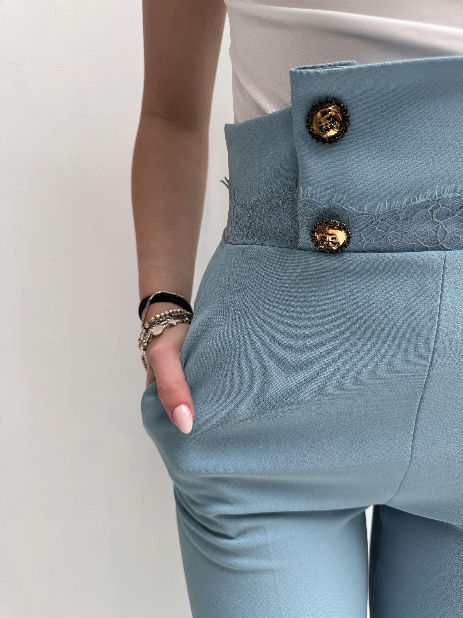 Pantalone flare vita alta - Elisabetta Franchi PA14682E2 016 ELISABETTA FRANCHI 