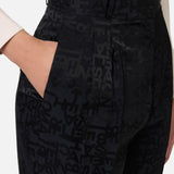 Pantalone jaquard lettering PA013446E2 110 ELISABETTA FRANCHI 