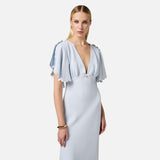 Abito con smerlo ricamato - Elisabetta Franchi AB76852E2 A28 ELISABETTA FRANCHI 