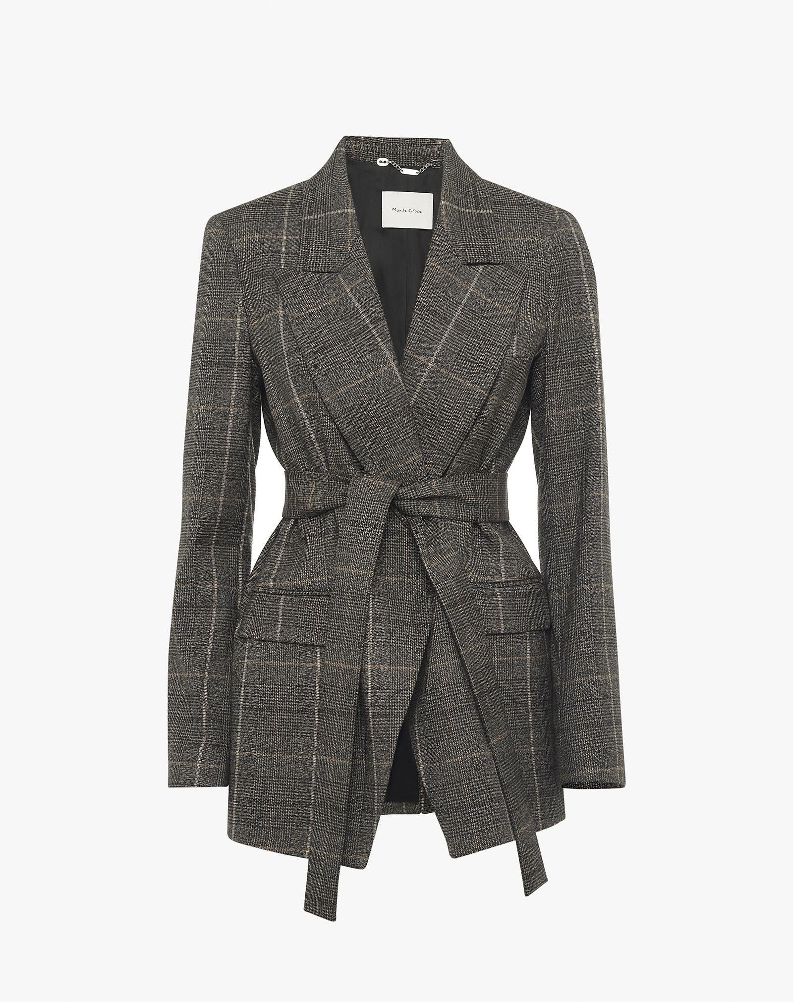 Giacca check G138PQ MG603 MANILA GRACE 