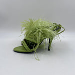 Sandalo con piume 8X0034 L044G532 PATRIZIA PEPE 