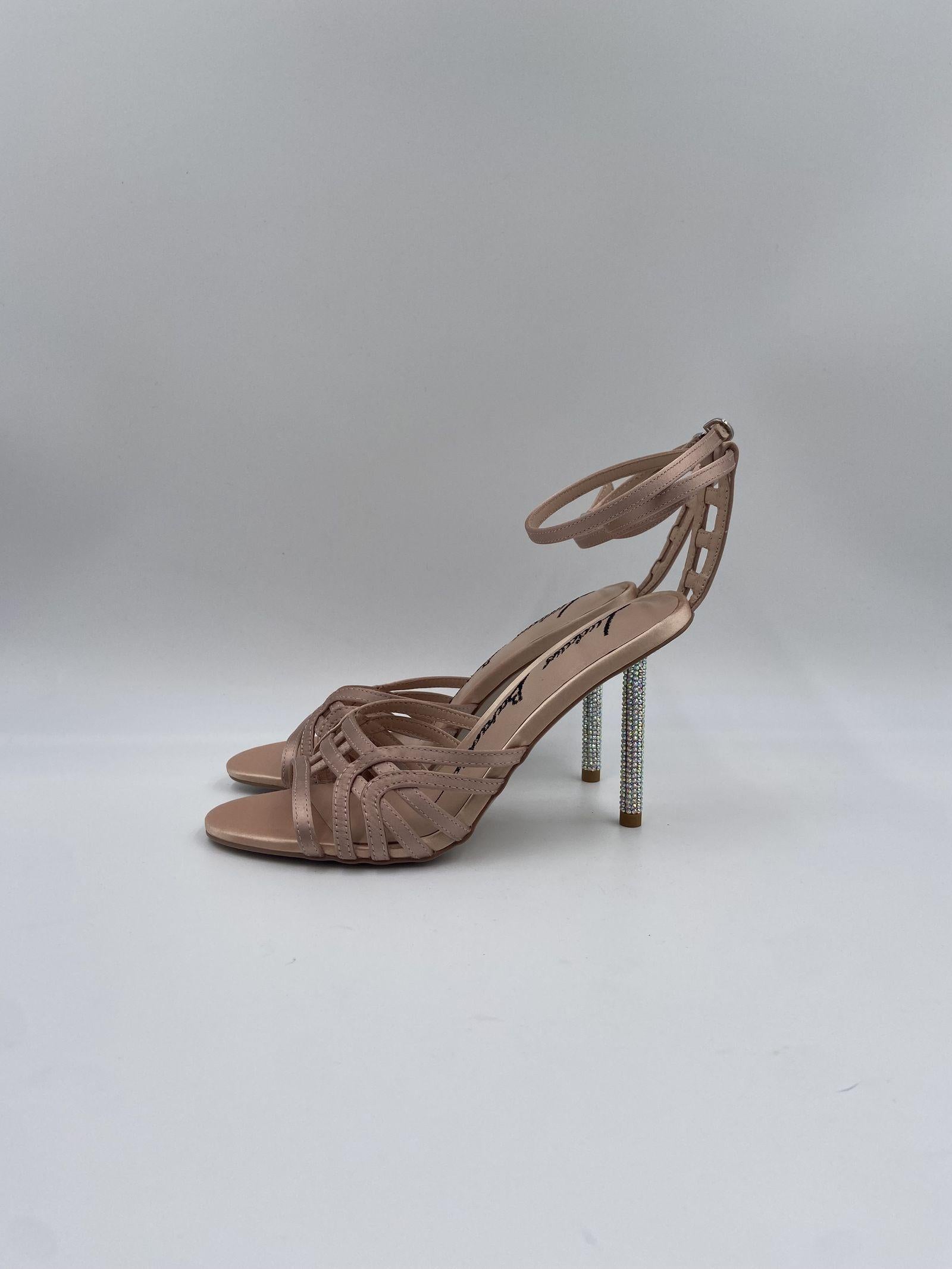 Sandalo tacco strass RG362 COCO LUCIANO BARACHINI 