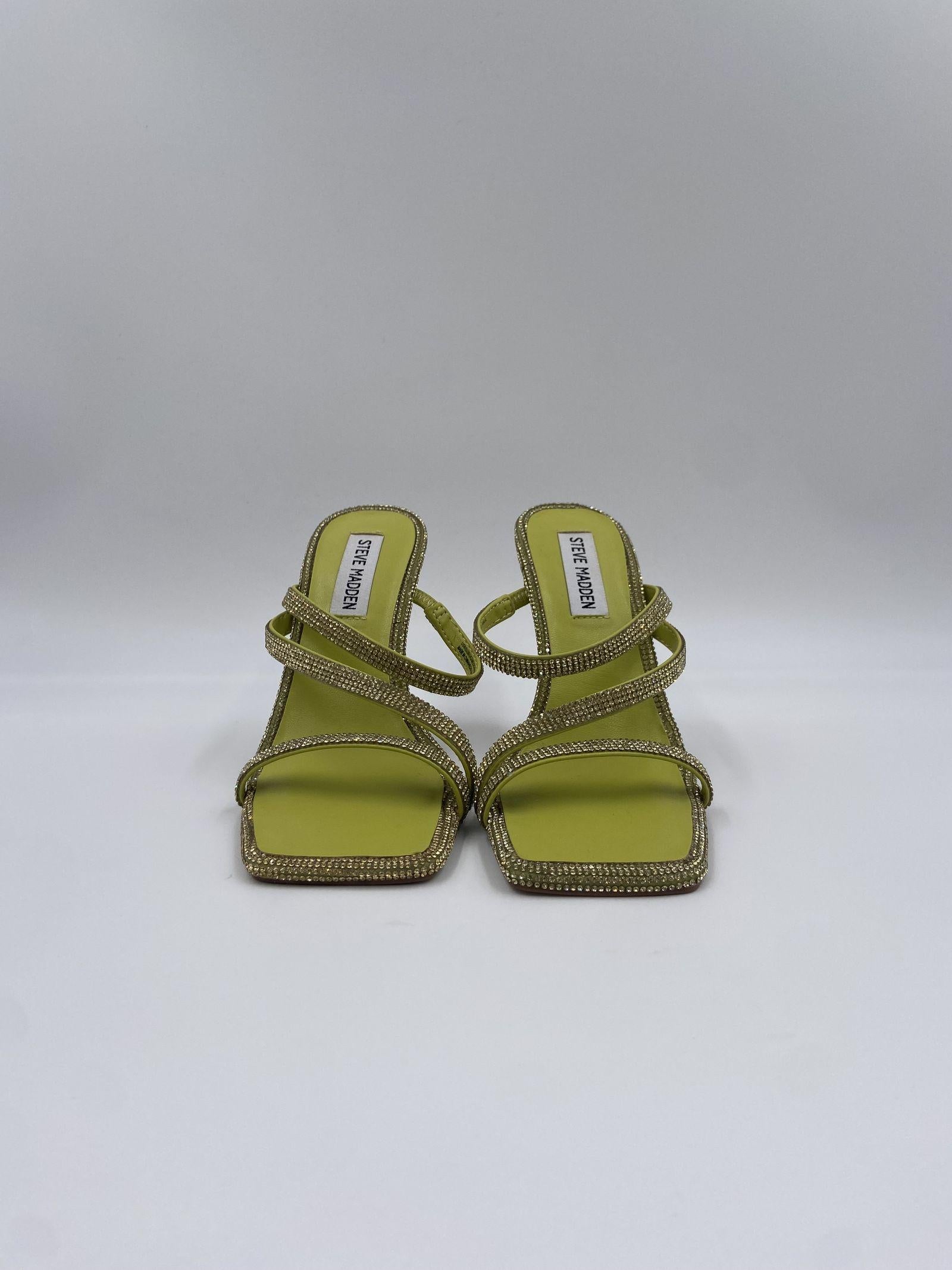 Sandalo Annual con strass SMSANNUAL LIME STEVE MADDEN 
