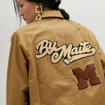 Trench beige dettaglio patch MS2501002 052 MAITE 
