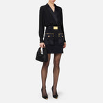 Abito con camicia incrociata e gonna con tasche AB65546E2 110 ELISABETTA FRANCHI 
