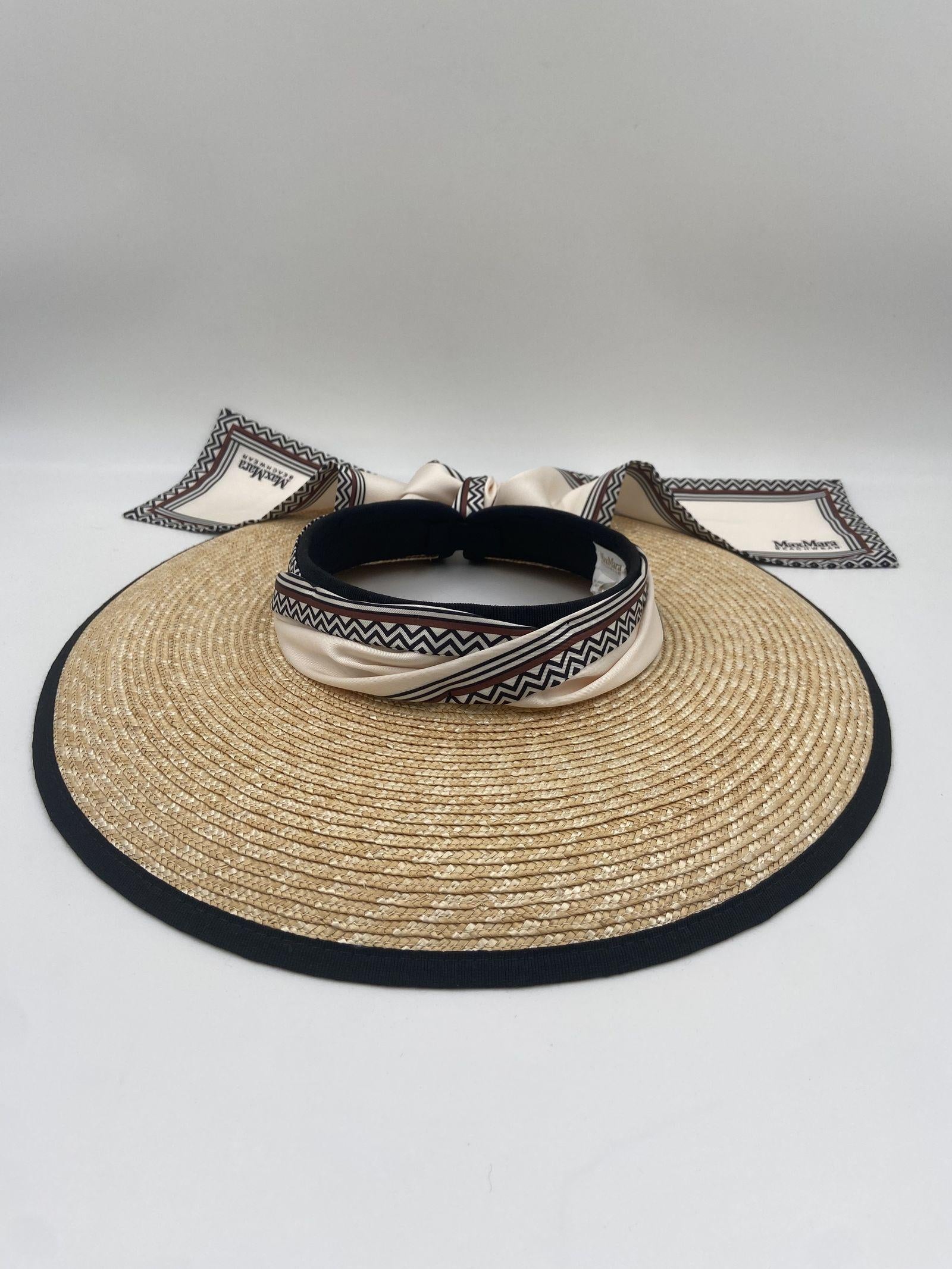 Cappello da mare Siro con fusciacca logata SIRO 001 MAX MARA 