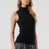 Top con strass FR25WT4004K50401 053 FRACOMINA 