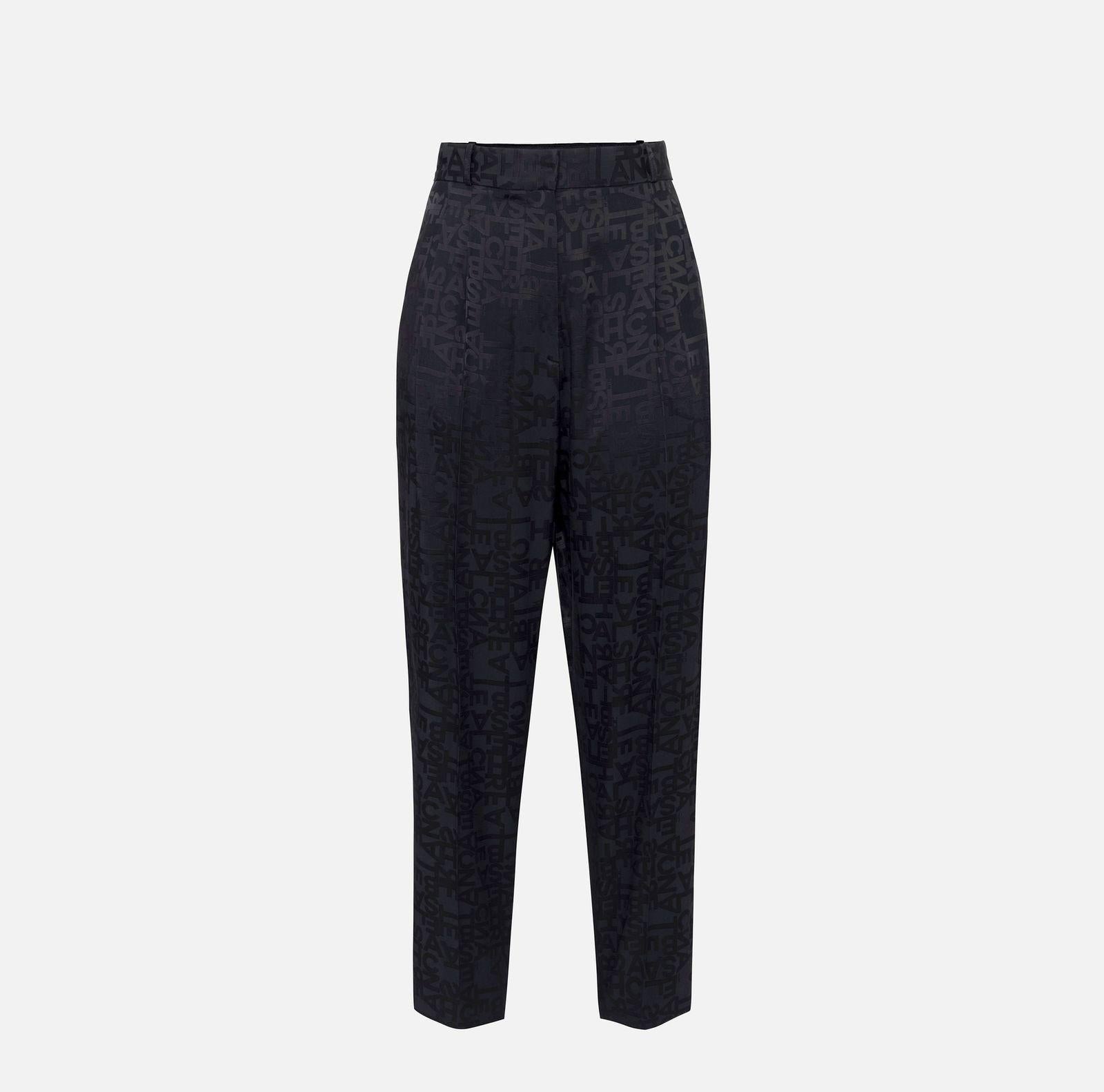 Pantalone jaquard lettering PA013446E2 110 ELISABETTA FRANCHI 