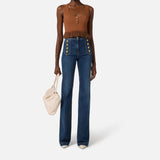 Top in maglia à jour - Elisabetta Franchi TK74B61E2 600 ELISABETTA FRANCHI 