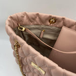 Borsa shopper grande in tessuto embossed - Elisabetta Franchi BS64A47E2 181 ELISABETTA FRANCHI 