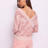 Maglia girocollo in lurex