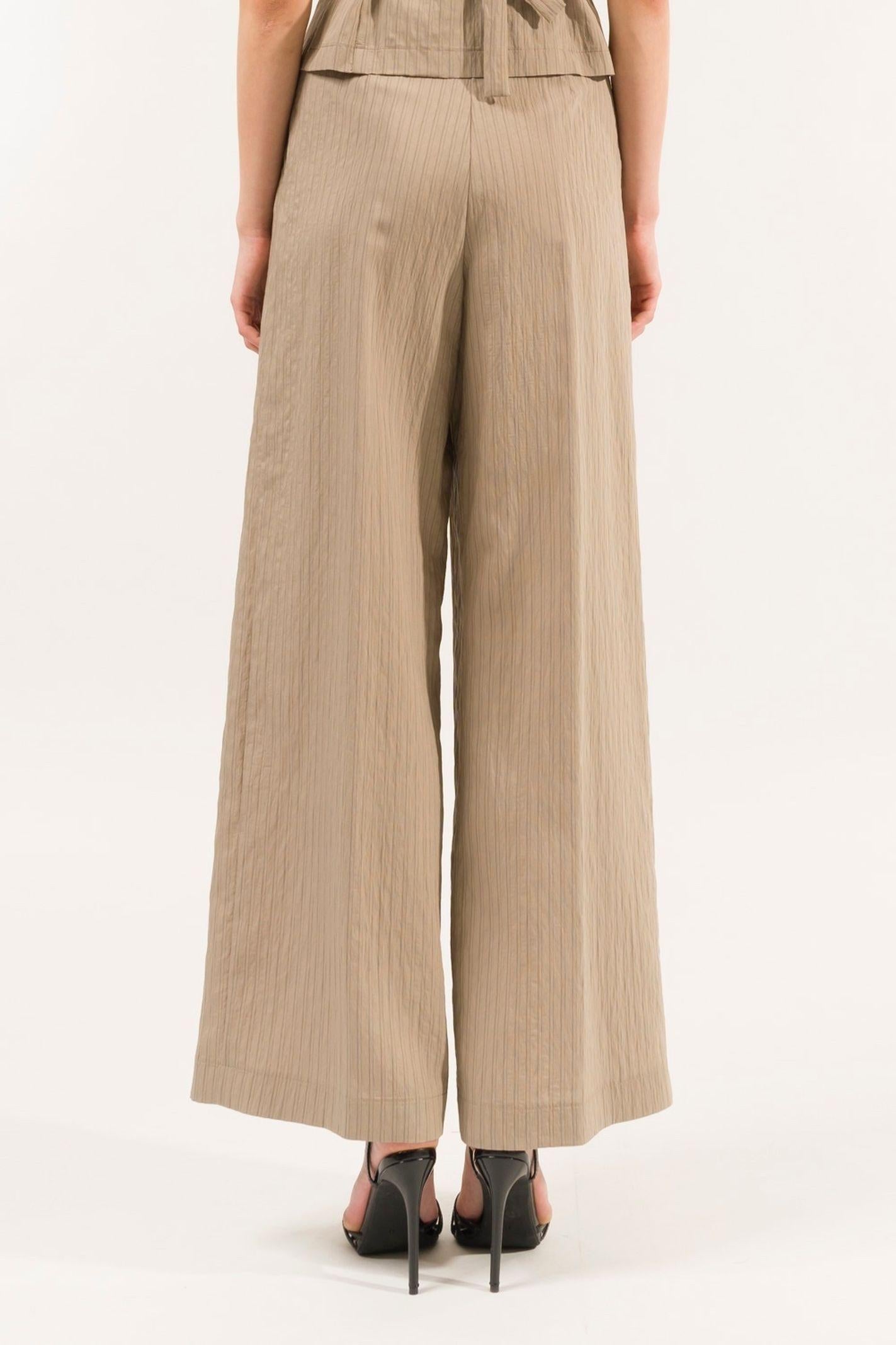 Pantalone gessato con pence MA3011C 23 KONTATTO 