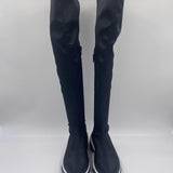 Stivale bicolor sopra al ginocchio 79091 NERO JEANNOT 