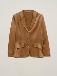 Giacca monopetto in satin - Carla G