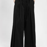 Pantalone largo in popeline